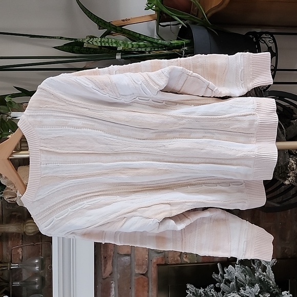 Y2k/90's Abercrombie & Fitch Womens 100% Cotton Crewneck Chunky Knit Sweater Med - Picture 7 of 14